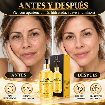 SERUM ANTIEDAD 24K GOLD: DEVUELVE EL BRILLO A TU PIEL