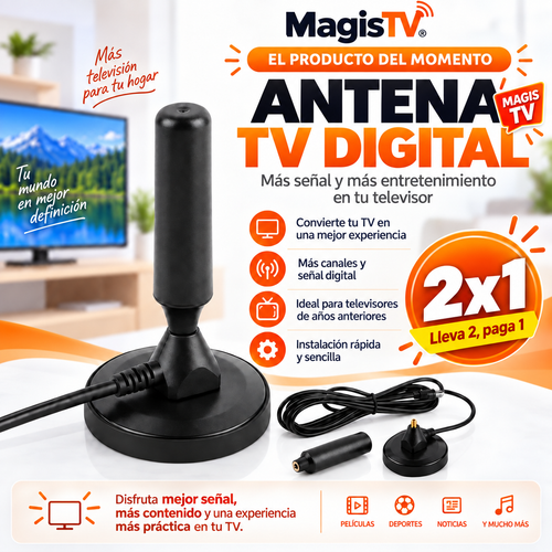 MagisTV®: Convierte cualquier televisor en Smart TV en minutos | Promo 2 EN 1
