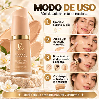 Base de Maquillaje Adaptable 2x1 – Unifica, Hidrata e Ilumina tu Piel